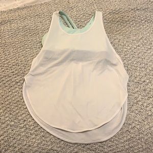 Built in racer back workout tank